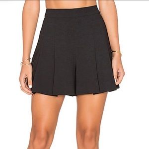 Alice + Olivia High-Waist Pleated Shorts